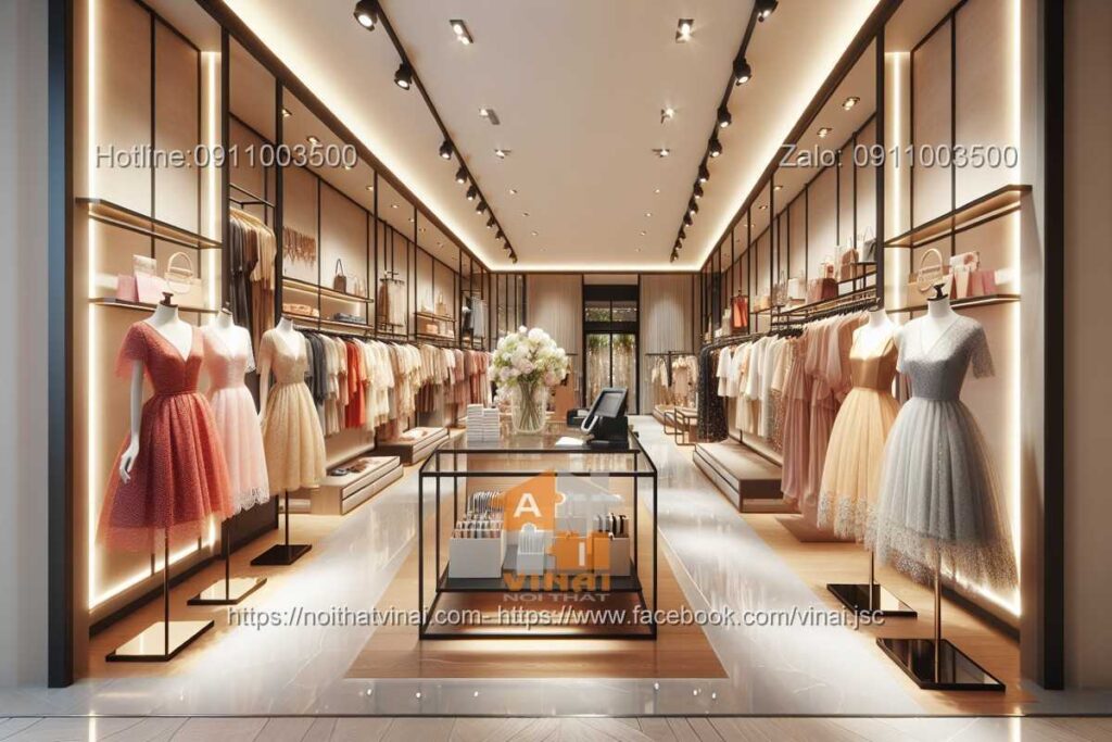 Thiết kế cửa hàng váy đầm -8