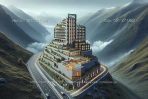 Thiết kế kiến trúc khách sạn nghỉ dưỡng trên núi 1