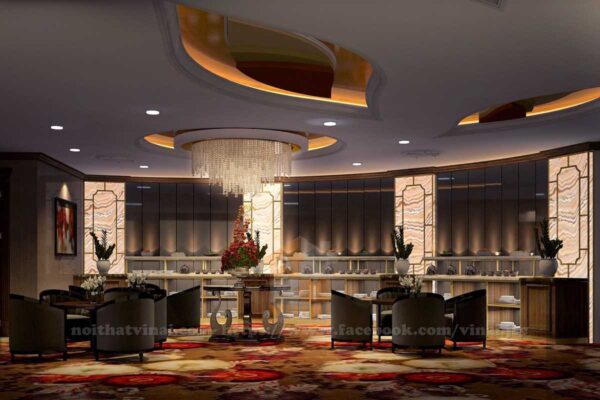 Thiết kế khách sạn Rolex khu buffer 1