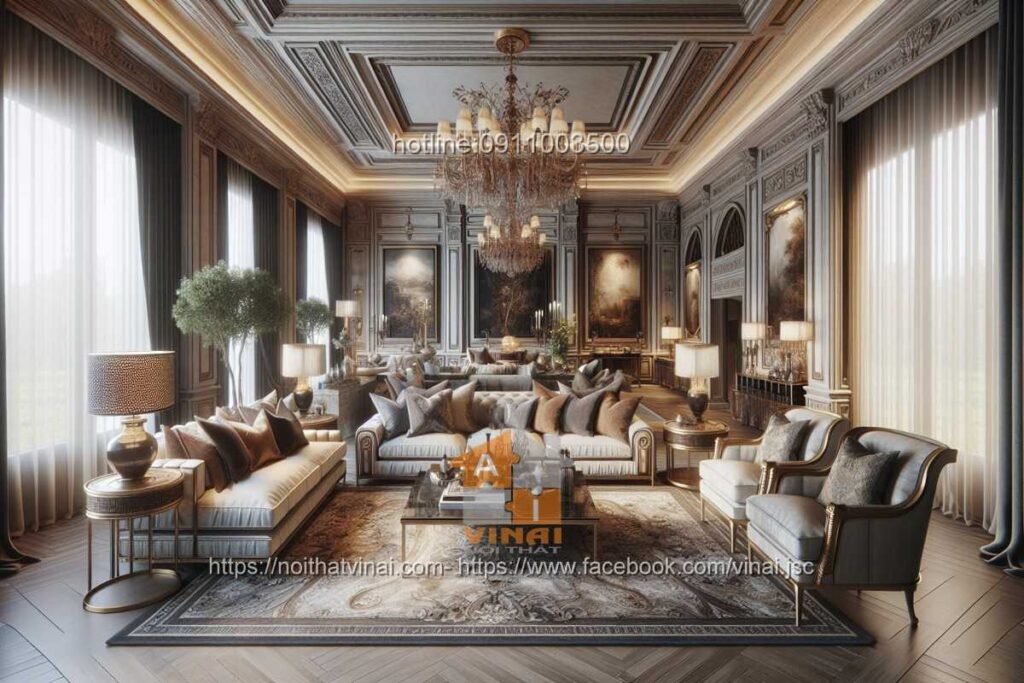 Thiết kế nội thất sang trọng Vinai