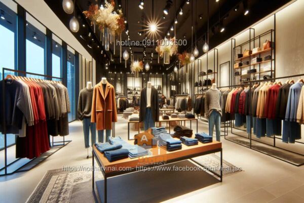 Thiết kế nội thất shop quần áo -6