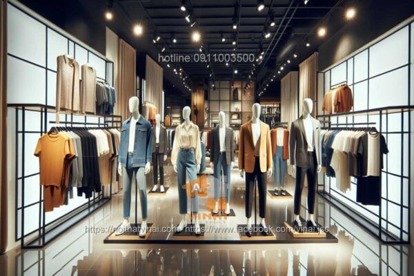 Thiết kế nội thất shop quần áo -7