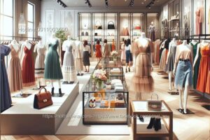 Thiết kế nội thất shop váy đầm -2