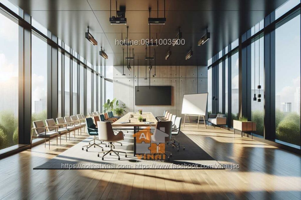 Thiết kế phòng họp không gian mở