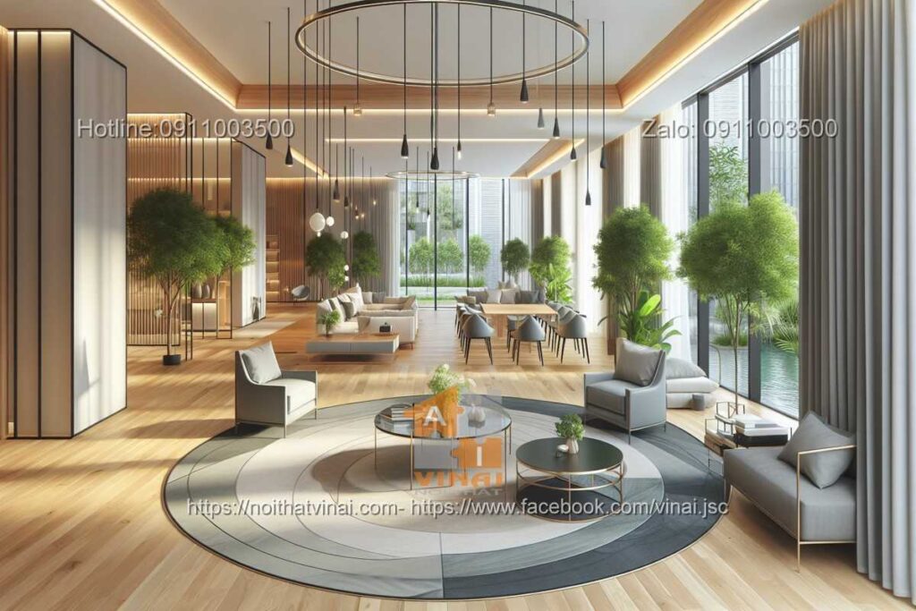 Thiết kế phòng khách sang trọng -1