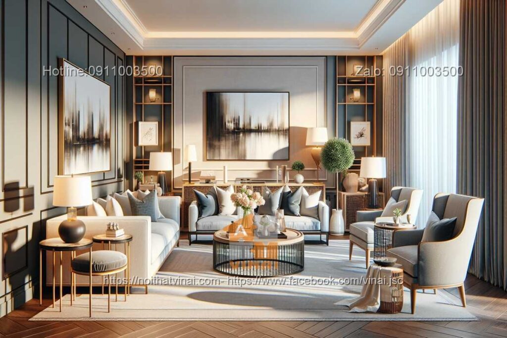 Thiết kế phòng khách sang trọng -3