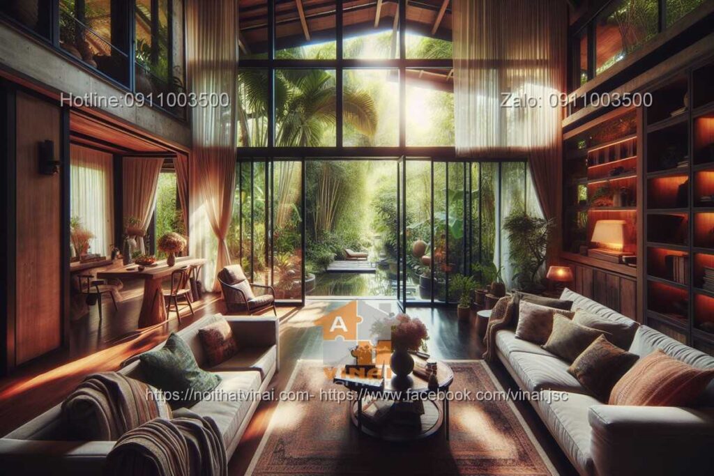 Thiết kế phòng khách sang trọng -4