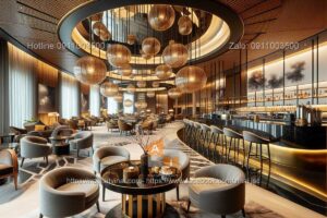 Thiết kế quán cafe trong khách sạn cao cấp 1