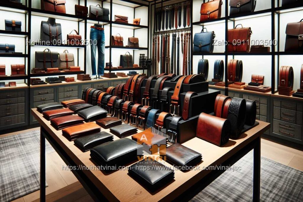 Thiết kế shop đồ da 10