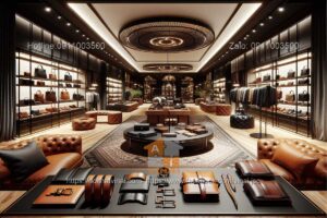 Thiết kế shop đồ da 2