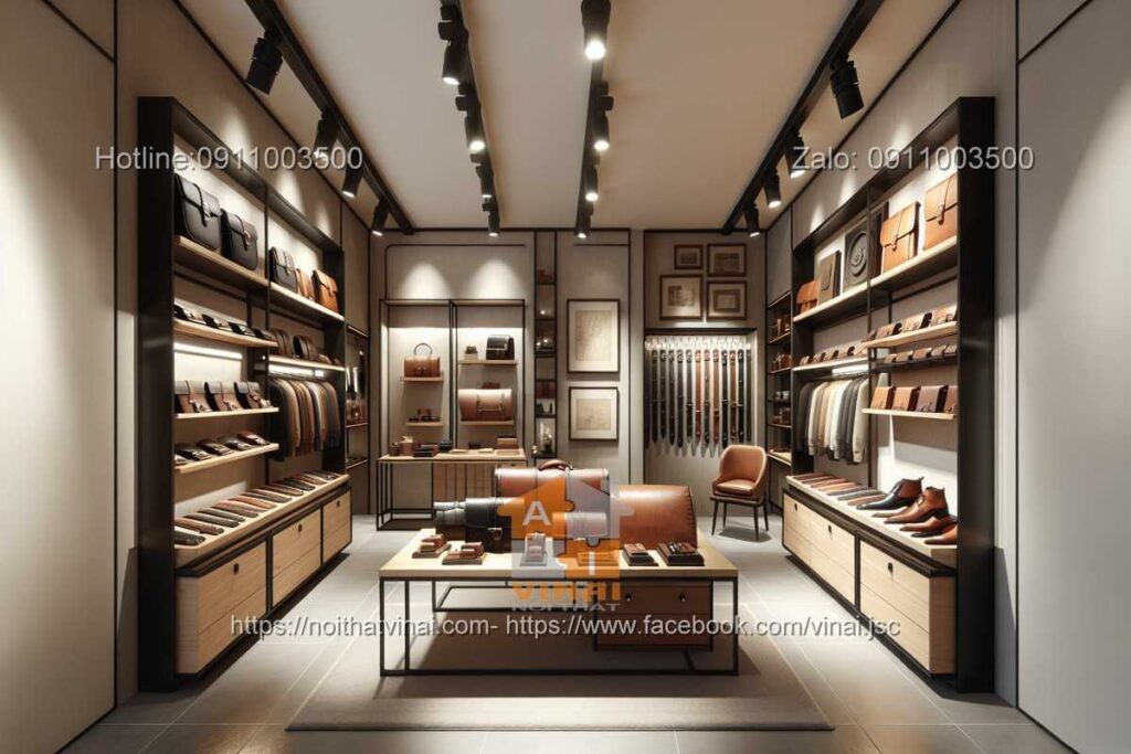 Thiết kế shop đồ da 4