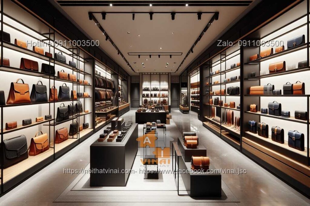 Thiết kế shop đồ da 5