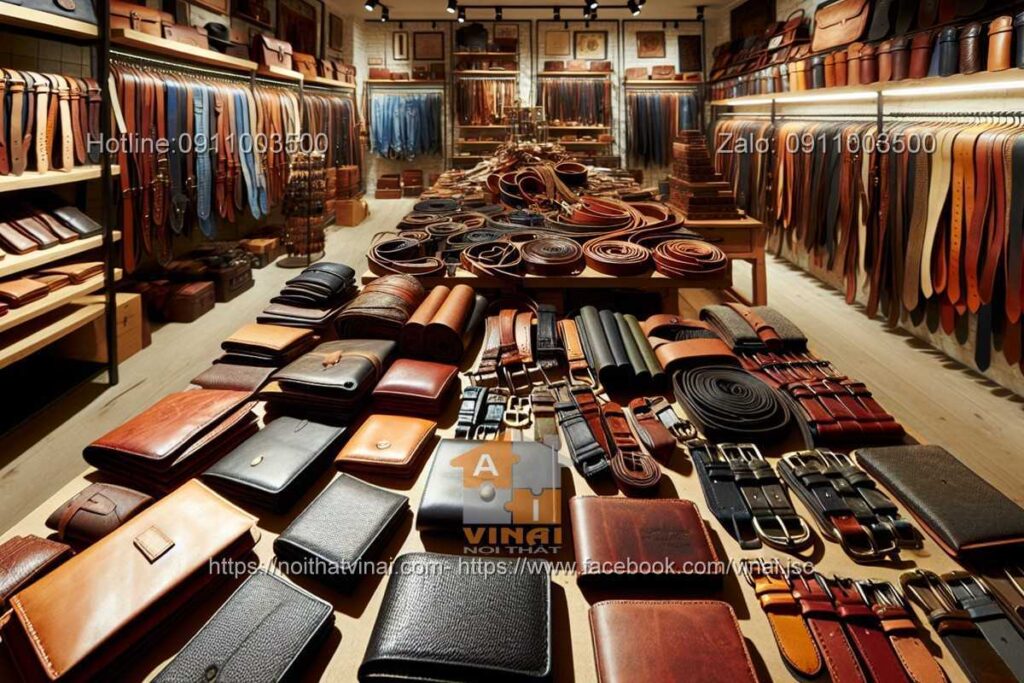 Thiết kế shop đồ da 7