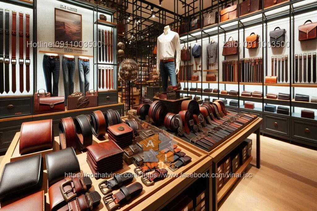 Thiết kế shop đồ da 8