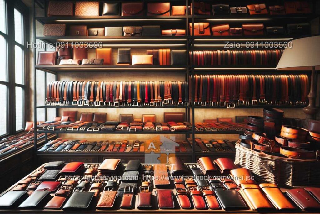 Thiết kế showroom đồ da 1