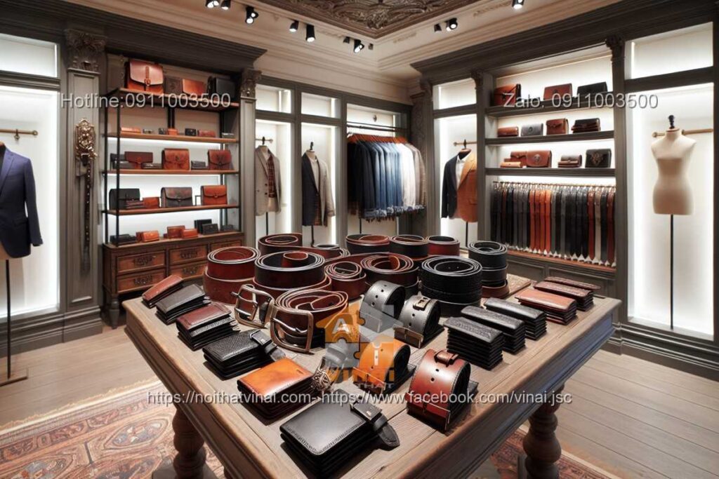 Thiết kế showroom đồ da 4