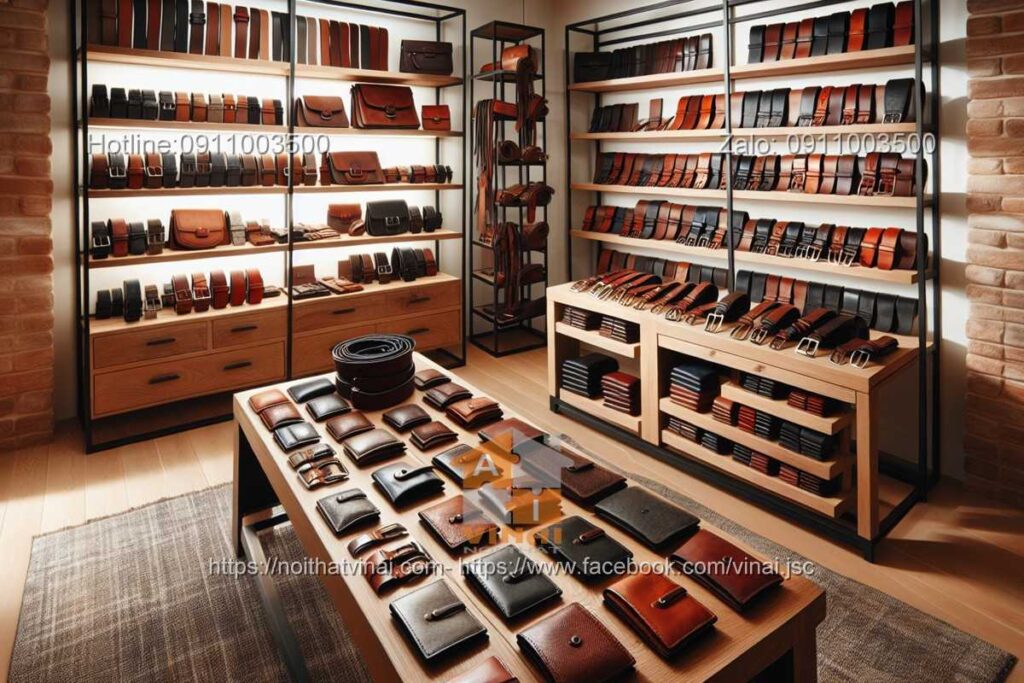 Thiết kế showroom đồ da 6