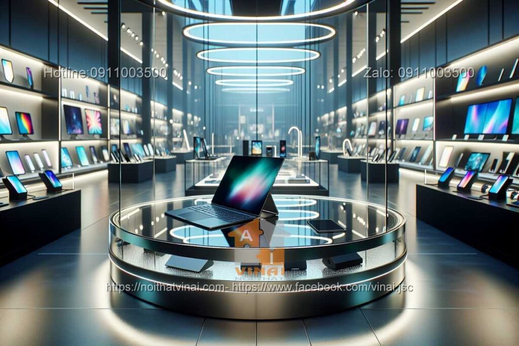 Thiết kế showroom laptop 4