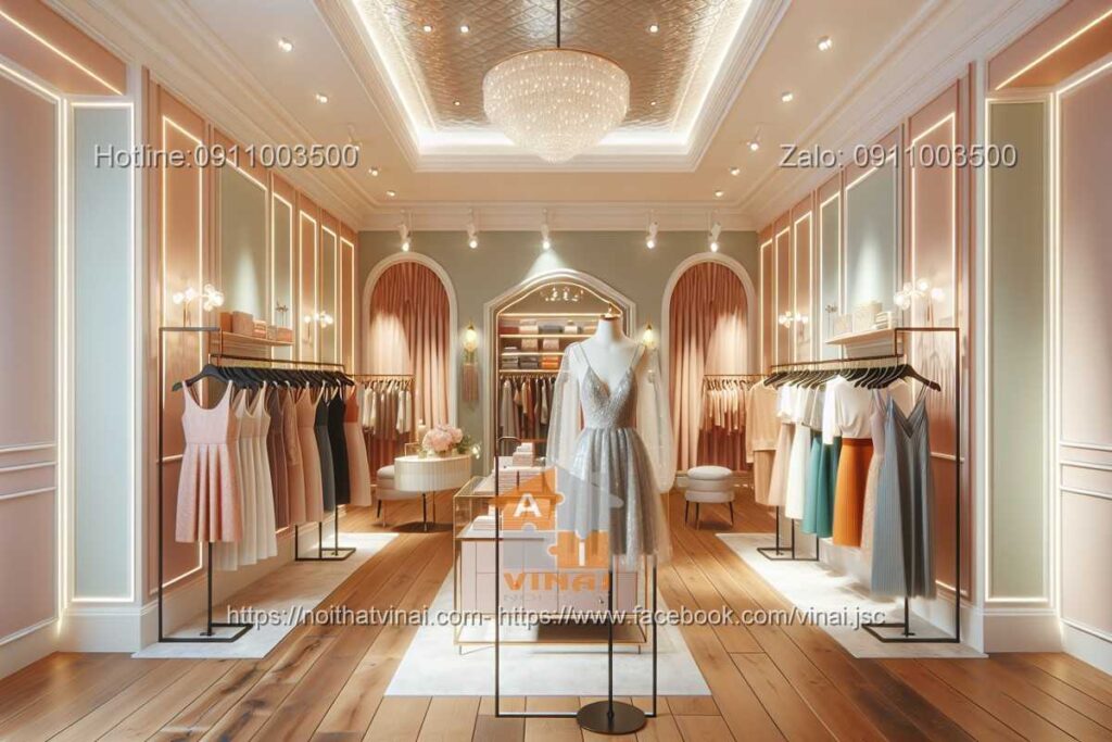 Thiết kế showroom váy đầm -3