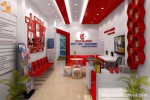 Văn phòng trung tâm tiếng anh-shophouse Yên Phụ tầng 1